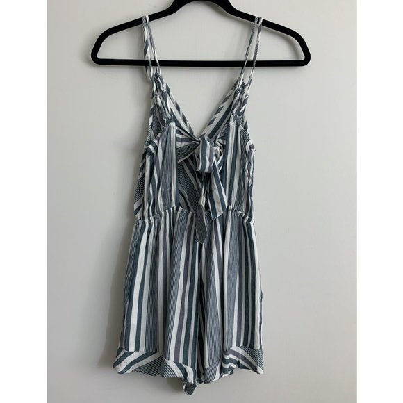 AE Striped Strappy Romper - Picture 4 of 5